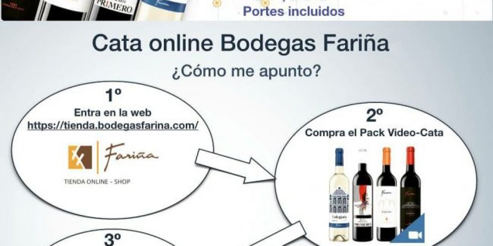 Bodegas Fariña promueve una cata virtual para el próximo sábado