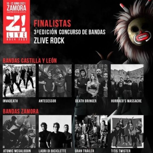 Finalistas del III Concurso de Bandas Zlive Rock, ya están aquí