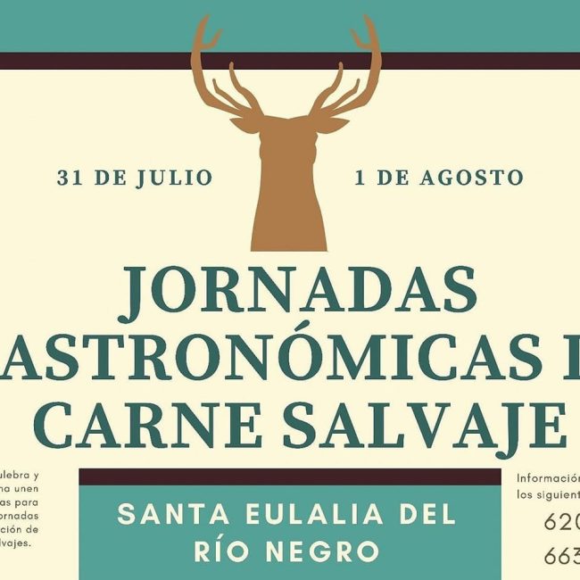 Jornadas Gastronómicas de Carne Salvaje en Santa Eulalia de Rio Negro