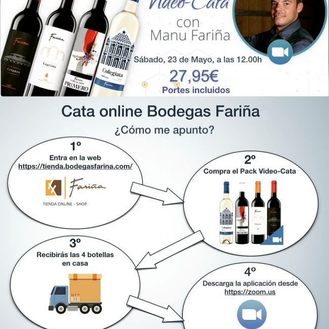 Bodegas Fariña promueve una cata virtual para el próximo sábado