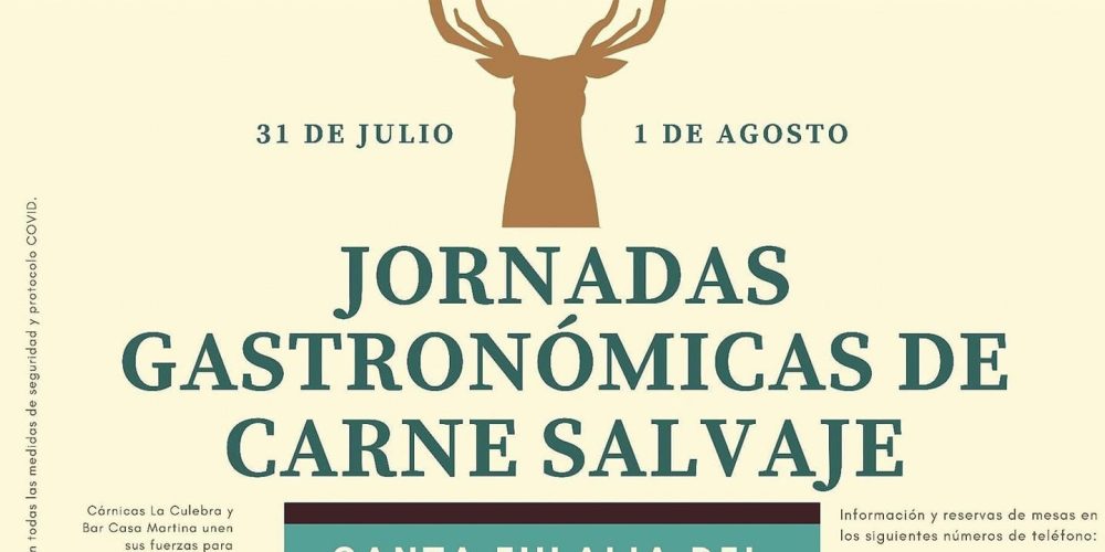 Jornadas Gastronómicas de Carne Salvaje en Santa Eulalia de Rio Negro