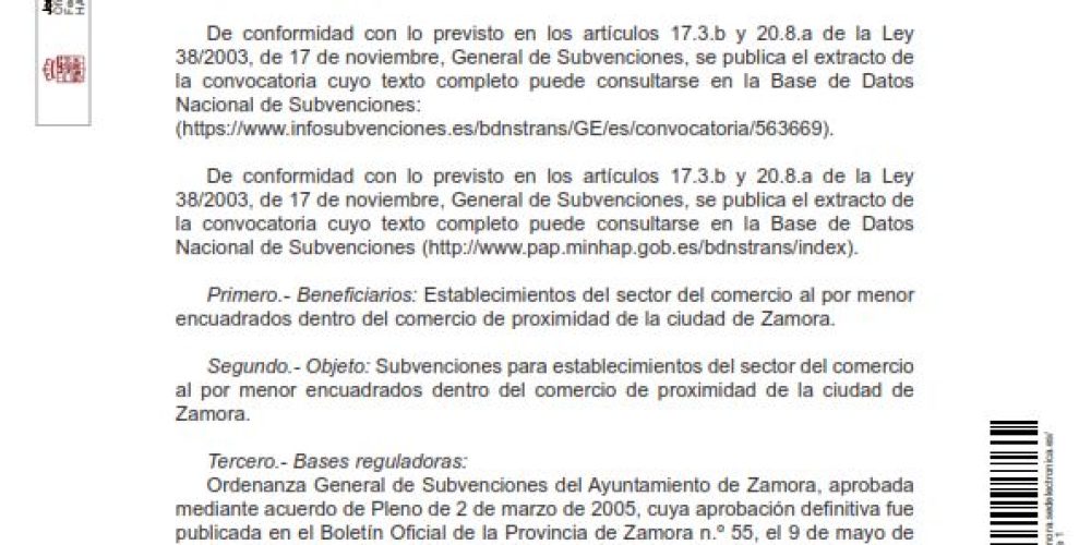 Nuevas ayudas para la hostelería zamorana, desde el ayuntamiento.